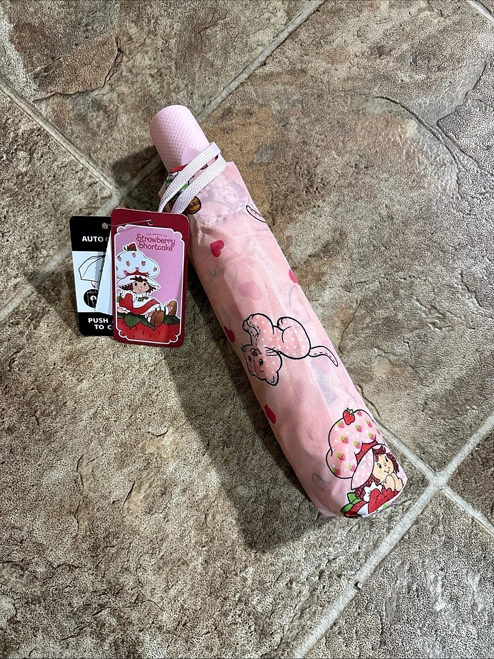 Strawberry Shortcake Pink Umbrella NWT